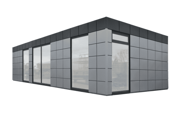 Abbildung des Basic-Modells der Risto Containeranlage mit Fensterfront